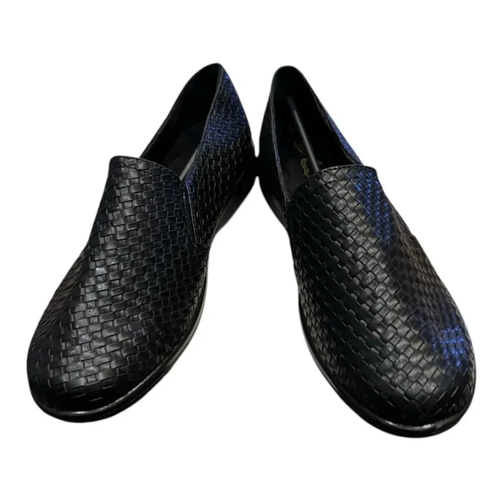 New Easy Street Eternity Women's Woven Black Comfort Flats 11